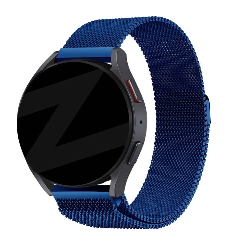 Correa Milanese Acero Inoxidable Loop Para Huawei Watch Fit 2 Azul