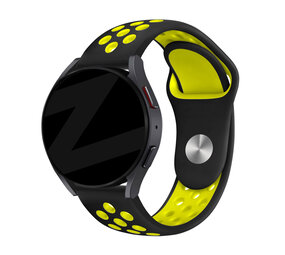 Correa deportivo 'De lujo' Huawei Watch GT 2 42mm (negro/amarillo) -  Correasmartwatch.es