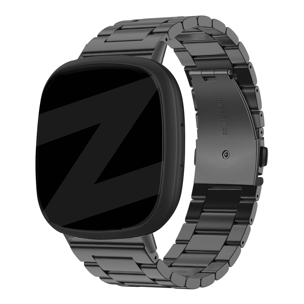 Correa acero 'Clásico' Fitbit Versa 3 (negro) 