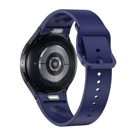 Strap-it Strap-it Correa silicona 'One push' Samsung Galaxy Watch 4 40mm (azul oscuro)