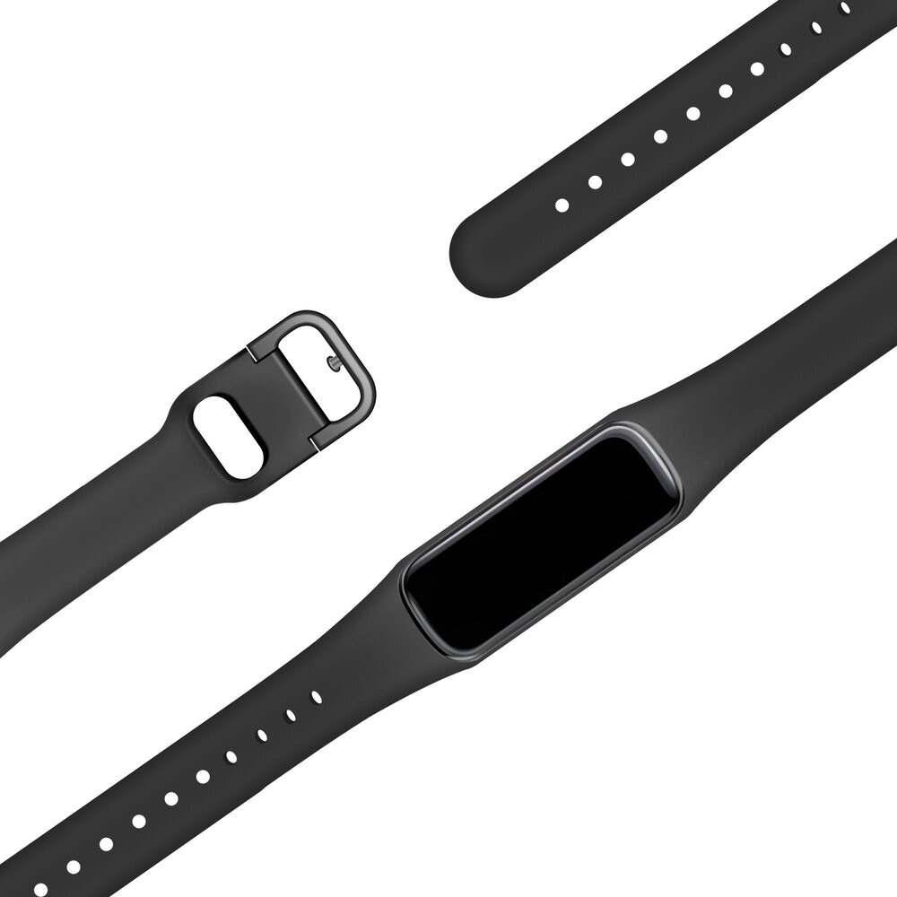 Bandz Bandz Correa silicona con hebilla Samsung Galaxy Fit 2 (negro)