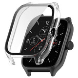 Strap-it Funda con vidrio Amazfit GTS 4 (transparente)