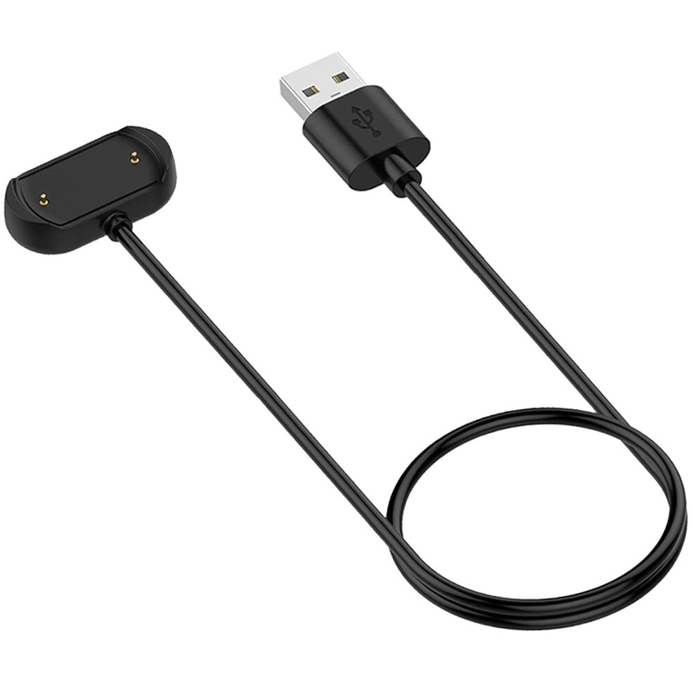 FitTurn Compatible con cargador Amazfit Bip S, cargador USB de repuesto  portátil, cable de alimentación, adaptador de estación de carga, soporte de