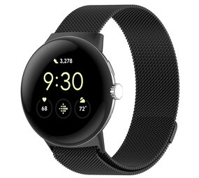 Strap-it Correa Milanesa Google Pixel Watch 1/2 (noir)