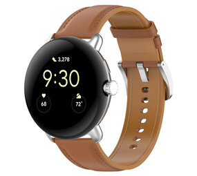 Strap-it Correa cuero Google Pixel Watch 1/2 (marrón)