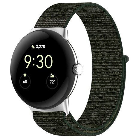 Strap-it Strap-it Correa nylon Google Pixel Watch 1/2 (verde)