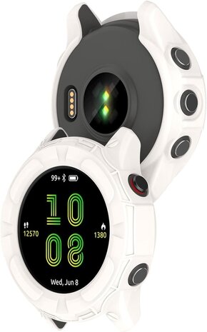 Strap-it Strap-it Funda TPU Garmin Forerunner 955 (blanco marfil) Strap-it Strap-it Funda TPU Garmin Forerunner 955 (blanco marfil)