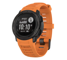 Strap-it Correa silicona Garmin Instinct 1 / 2 (naranja)