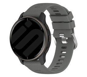 Strap-it Correa silicona Garmin Venu (gris oscuro)