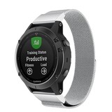 Strap-it Correa milanesa Garmin Fenix 3 (plata)