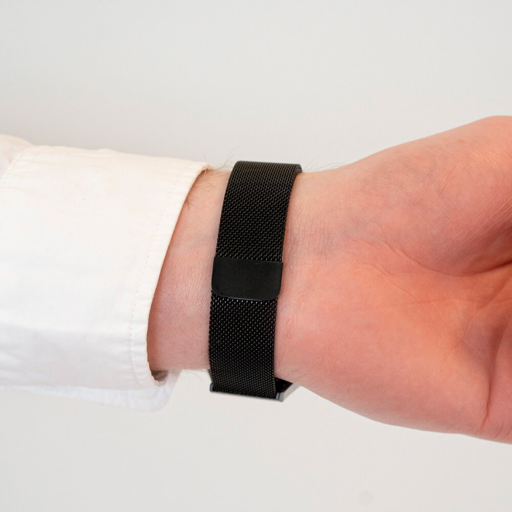 Strap-it Strap-it Correa milanesa 'One push' Samsung Galaxy Watch 4 Classic 46mm (negro) Strap-it Strap-it Correa milanesa 'One push' Samsung Galaxy Watch 4 Classic 46mm (negro)