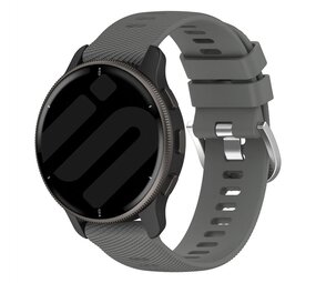 Strap-it Correa silicona Garmin Venu 2 (gris oscuro)