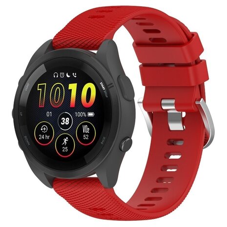 Strap-it Strap-it Correa silicona Garmin Forerunner 265 (rojo)