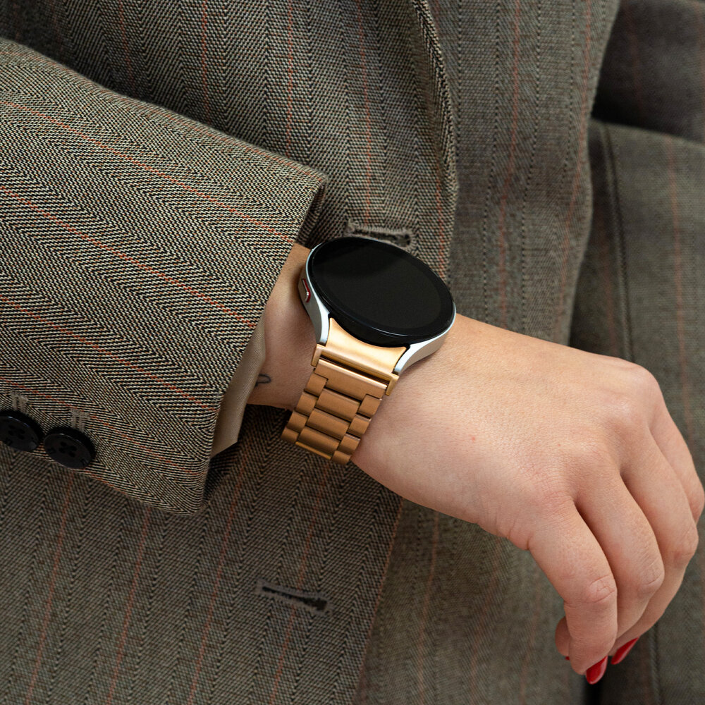 Strap-it Strap-it Correa acero 'One push' Samsung Galaxy Watch 6 40mm (oro rosa) Strap-it Strap-it Correa acero 'One push' Samsung Galaxy Watch 6 40mm (oro rosa)