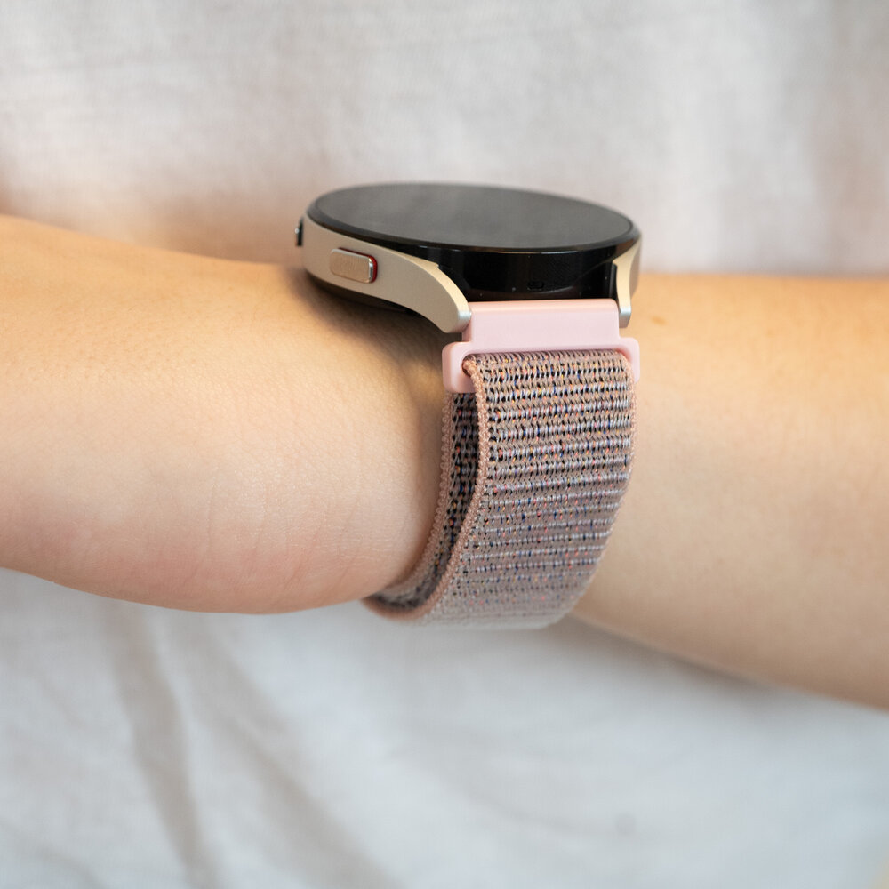 Bandz Bandz Correa loop nylon Amazfit GTS 4 (Mini) (rosa) Bandz Bandz Correa loop nylon Amazfit GTS 4 (Mini) (rosa)