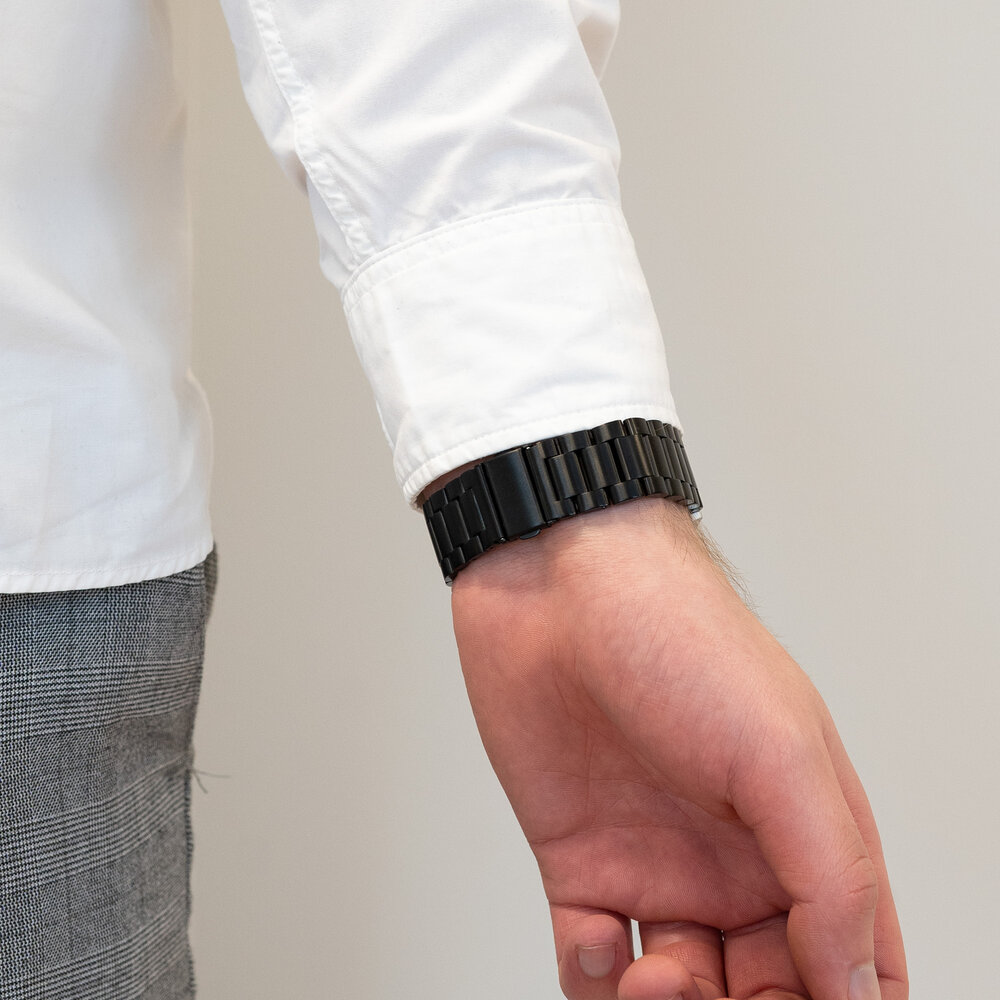 Bandz Bandz Correa acero 'Clásico' Amazfit Balance (negro) Bandz Bandz Correa acero 'Clásico' Amazfit Balance (negro)