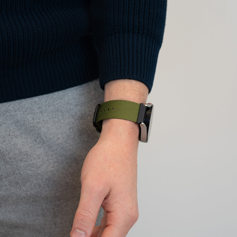 Correa nylon con hebilla Amazfit GTR 4 (verde) 