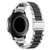 Strap-it Correa acero Huawei Watch GT 4 - 41mm (plata/noir) Strap-it Correa acero Huawei Watch GT 4 - 41mm (plata/noir)