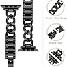 Strap-it Strap-it Correa cadena de acero Apple Watch (negro) Strap-it Strap-it Correa cadena de acero Apple Watch (negro)