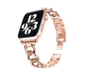 Strap-it Correa cadena de acero Apple Watch (oro rosa) Strap-it Correa cadena de acero Apple Watch (oro rosa)