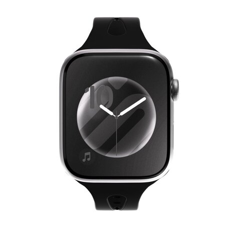 Strap-it Strap-it Correa silicona delgada Apple Watch (negro)