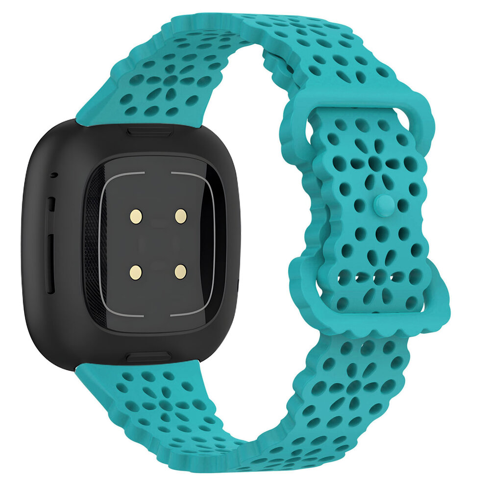Strap-it Strap-it Correa silicona con estampado Fitbit Versa 3 (agua)