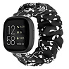 Strap-it Strap-it Correa scrunchie Fitbit Versa 3 (mezcla negro) Strap-it Strap-it Correa scrunchie Fitbit Versa 3 (mezcla negro)