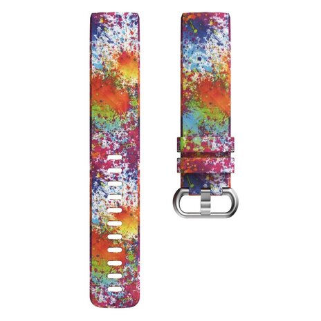 Strap-it Strap-it Correa silicona Graffiti Fitbit Charge 3 / 4