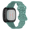 Strap-it Strap-it Correa silicona con estampado Fitbit Sense (verde) Strap-it Strap-it Correa silicona con estampado Fitbit Sense (verde)