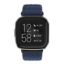 Strap-it Strap-it Correa trenzada ajustable Fitbit Sense (azul oscuro) Strap-it Strap-it Correa trenzada ajustable Fitbit Sense (azul oscuro)