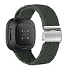 Strap-it Strap-it Correa trenzada ajustable Fitbit Sense (verde oscuro) Strap-it Strap-it Correa trenzada ajustable Fitbit Sense (verde oscuro)