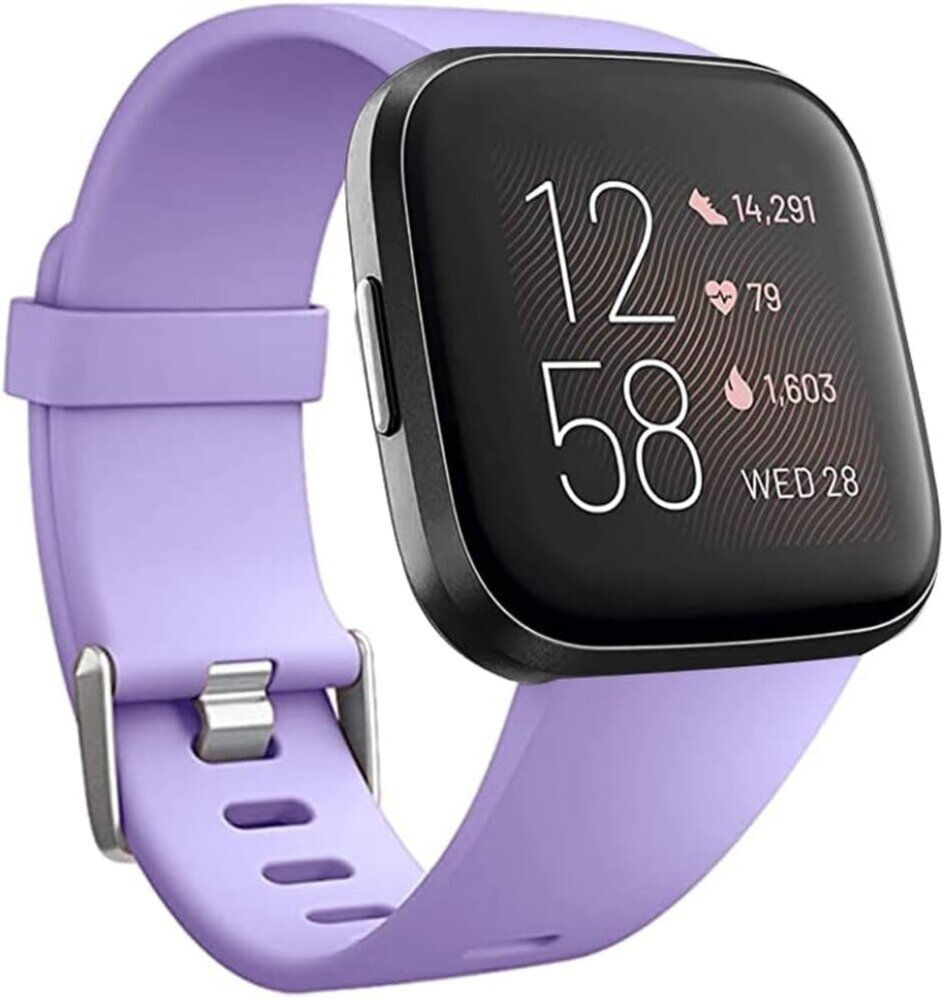 Strap-it Strap-it Correa silicona Fitbit Versa (púrpura)
