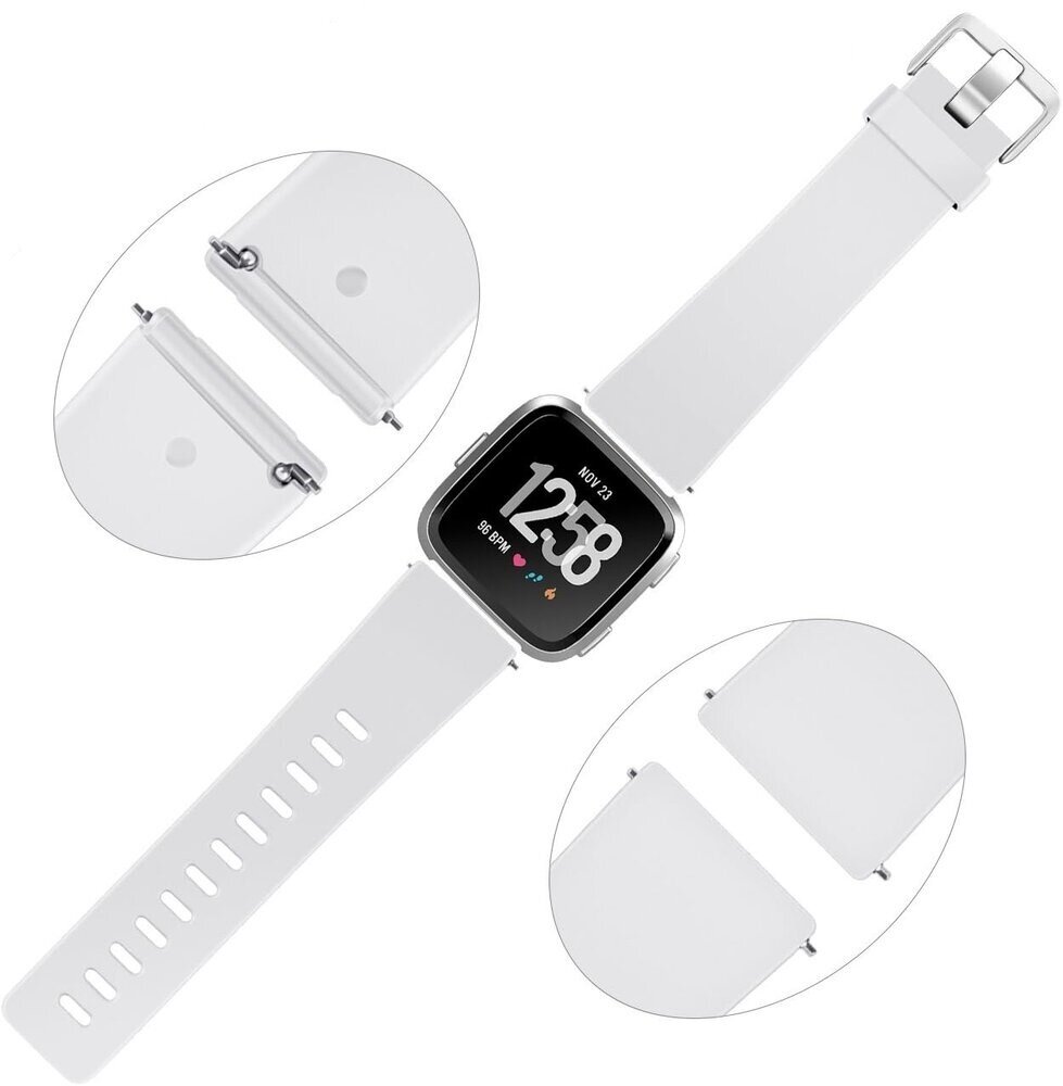 Strap-it Strap-it Correa silicona Fitbit Versa (blanca)