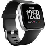 Strap-it Correa silicona Fitbit Versa (negra)