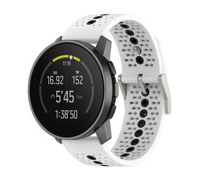 Strap-it Correa silicona Suunto 9 Peak Pro (blanco/negro)