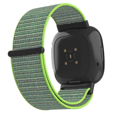 Strap-it Strap-it Correa nylon Fitbit Versa 4 (verde lima) Strap-it Strap-it Correa nylon Fitbit Versa 4 (verde lima)