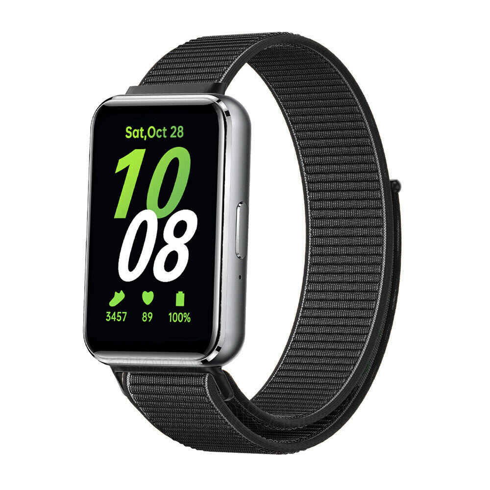 Strap-it Strap-it Correa nylon Samsung Galaxy Fit 3 (negro) Strap-it Strap-it Correa nylon Samsung Galaxy Fit 3 (negro)