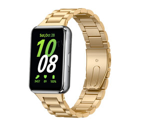 Strap-it Correa acero Samsung Galaxy Fit 3 (dorado) Strap-it Correa acero Samsung Galaxy Fit 3 (dorado)