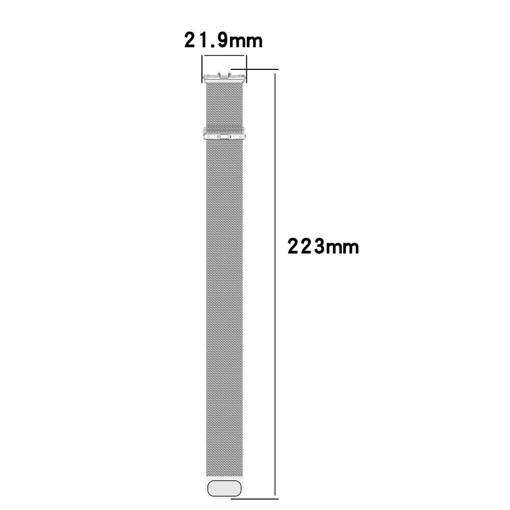 Strap-it Strap-it Correa milanesa Samsung Galaxy Fit 3 (plata) Strap-it Strap-it Correa milanesa Samsung Galaxy Fit 3 (plata)