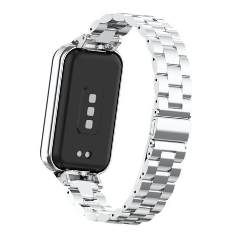 Strap-it Strap-it Correa acero Xiaomi Smart Band 8 Active (plata) Strap-it Strap-it Correa acero Xiaomi Smart Band 8 Active (plata)