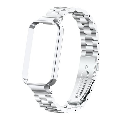 Strap-it Strap-it Correa acero Xiaomi Smart Band 8 Active (plata) Strap-it Strap-it Correa acero Xiaomi Smart Band 8 Active (plata)