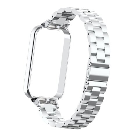 Strap-it Strap-it Correa acero Xiaomi Smart Band 8 Active (plata) Strap-it Strap-it Correa acero Xiaomi Smart Band 8 Active (plata)