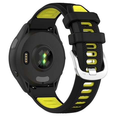 Strap-it Strap-it Correa deportivo con hebilla Garmin Forerunner 165 (negro/amarillo) Strap-it Strap-it Correa deportivo con hebilla Garmin Forerunner 165 (negro/amarillo)