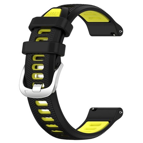 Strap-it Strap-it Correa deportivo con hebilla Garmin Forerunner 165 (negro/amarillo) Strap-it Strap-it Correa deportivo con hebilla Garmin Forerunner 165 (negro/amarillo)