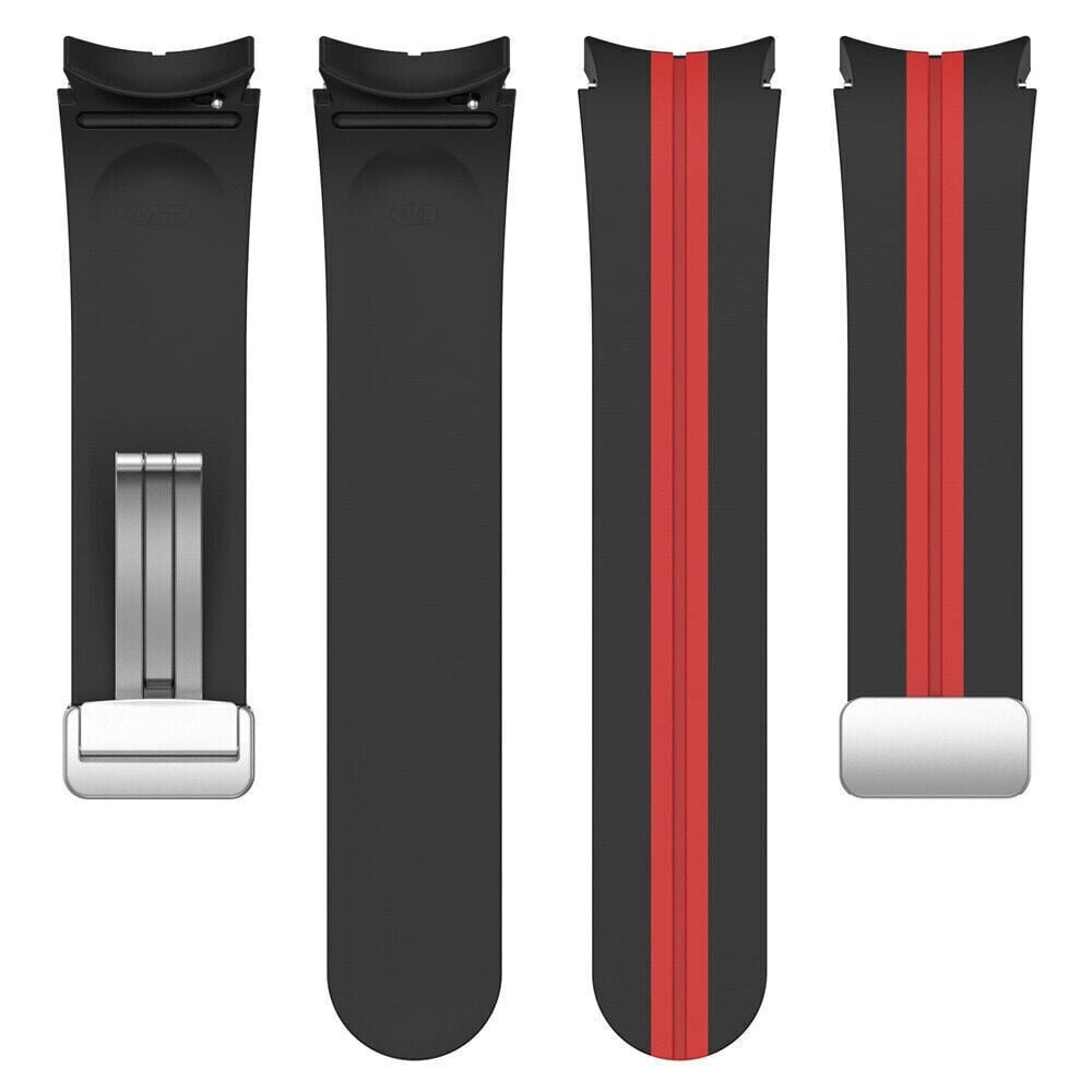 Strap-it Strap-it Correa deportiva magnética Samsung Galaxy Watch 5 Pro (negro/rojo) Strap-it Strap-it Correa deportiva magnética Samsung Galaxy Watch 5 Pro (negro/rojo)