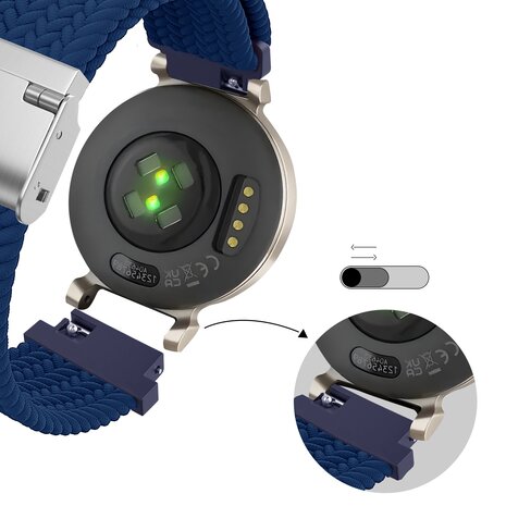 Bandz Bandz Correa nylon trenzado Garmin Lily 2 (azul) Bandz Bandz Correa nylon trenzado Garmin Lily 2 (azul)