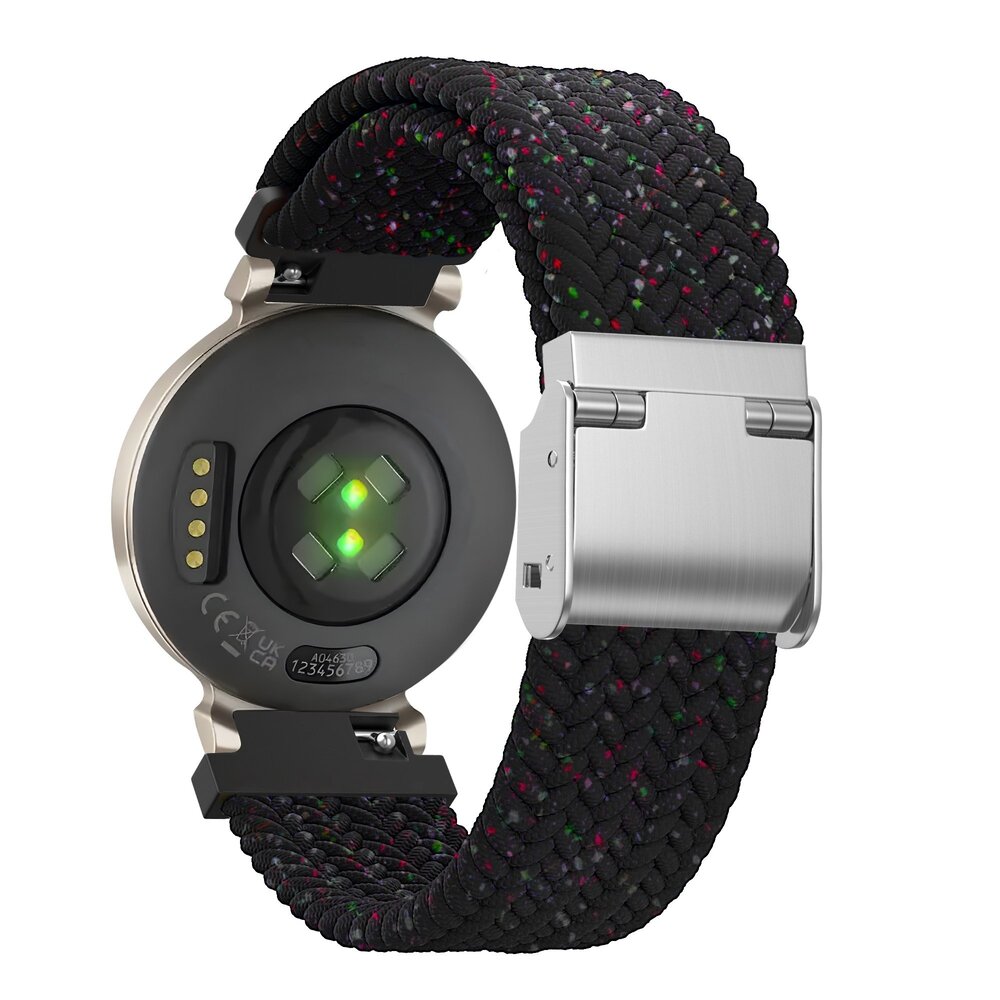Bandz Bandz Correa nylon trenzado Garmin Lily 2 (negro mezcla) Bandz Bandz Correa nylon trenzado Garmin Lily 2 (negro mezcla)