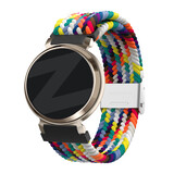 Bandz Bandz Correa nylon trenzado Garmin Lily 2 (arcoíris)