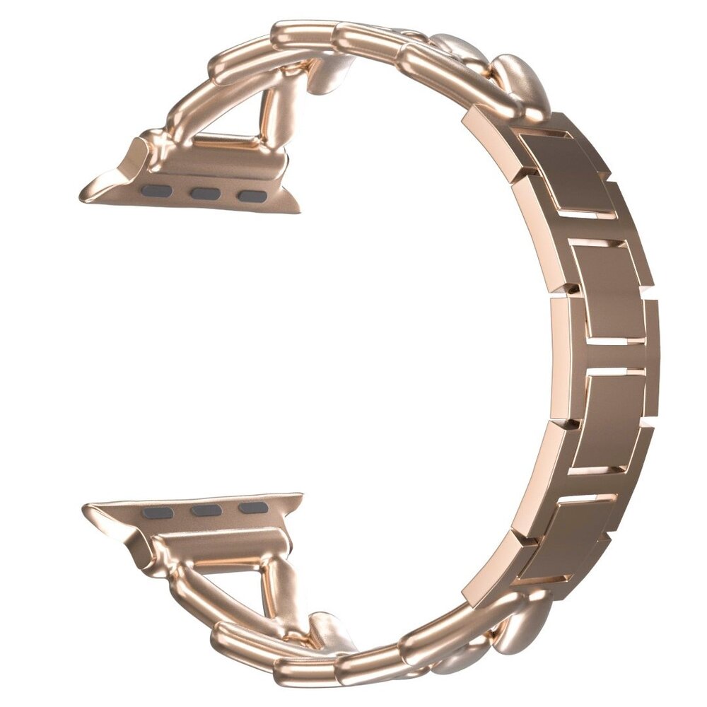 Strap-it Strap-it Correa acero V-type Apple Watch (oro rosa) Strap-it Strap-it Correa acero V-type Apple Watch (oro rosa)