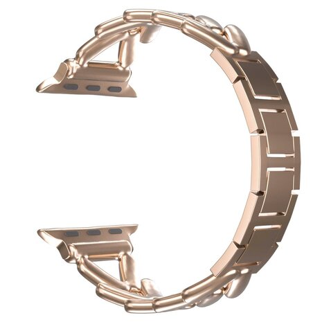 Strap-it Strap-it Correa acero V-type Apple Watch (oro rosa) Strap-it Strap-it Correa acero V-type Apple Watch (oro rosa)